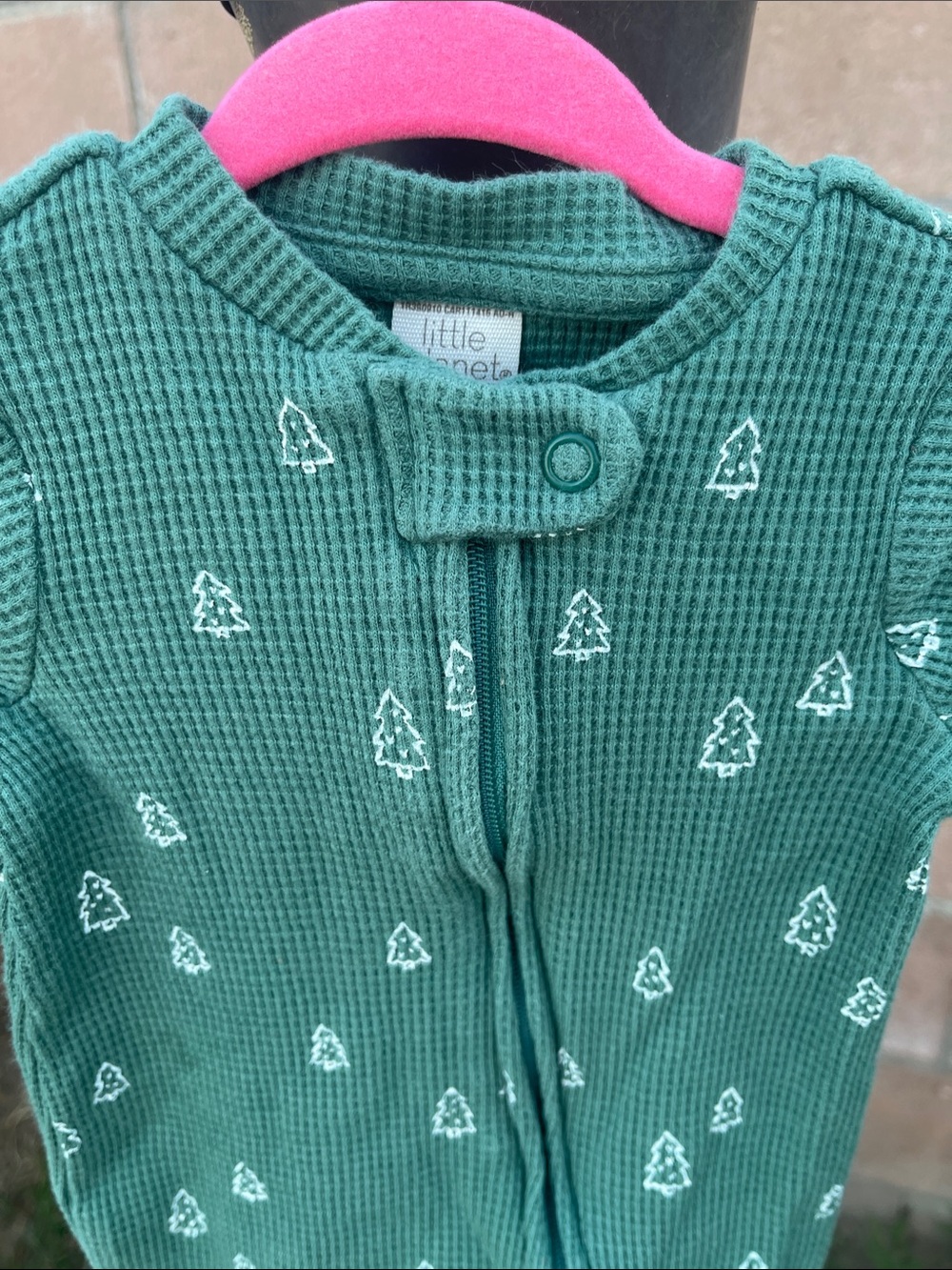 🌈 Little Planet Carter’s Organic Cotton Thermal Sleeper Christmas Holiday 3M - Picture 2 of 7